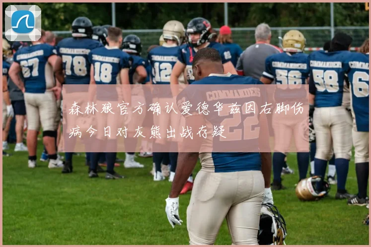 森林狼官方确认爱德华兹因右脚伤病今日对灰熊出战存疑